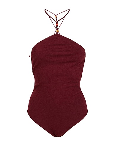 BOTTEGA VENETA TOPS & TEES Burgundy 80% Cashmere, 10% Polyamide, 7% Polyester, 3% Elastane