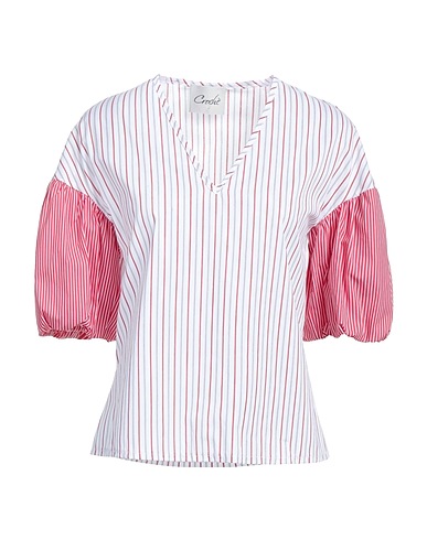 CROCHÈ Top Red 60% Cotton, 37% Polyamide, 3% Elastane
