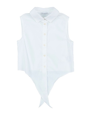 DOLCE&GABBANA Camicie e bluse tinta unita Bianco 100% Cotone