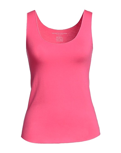 MAJESTIC FILATURES Vest Fuchsia 94% Viscose, 6% Elastane