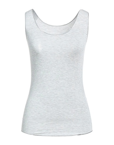 MAJESTIC FILATURES Canotta Grigio chiaro 94% Viscosa, 6% Elastan