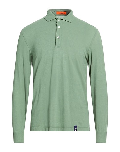 DRUMOHR Poloshirt Salbeigrün 100% Baumwolle