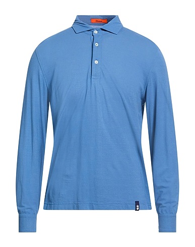 DRUMOHR Polo shirt Light blue 100% Cotton