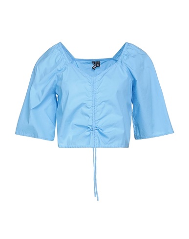 PIECES Top Azure 100% Cotton