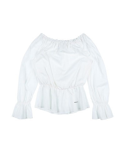 PINKO UP Blouse White 71% Cotton, 25% Polyamide, 4% Elastane
