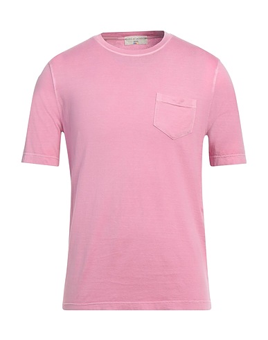 FILIPPO DE LAURENTIIS Basic T-Shirt Pink 100% Cotton