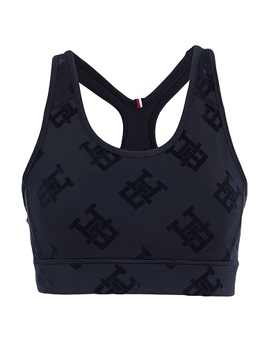 TOMMY HILFIGER Cropped Top Nachtblau 76% Polyester, 24% Elastan