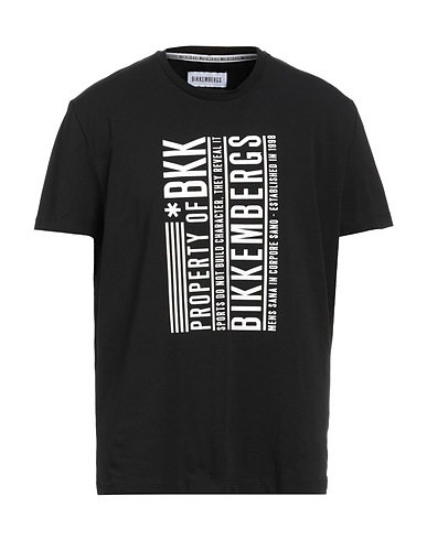 BIKKEMBERGS T-shirt Nero 95% Cotone, 5% Elastan