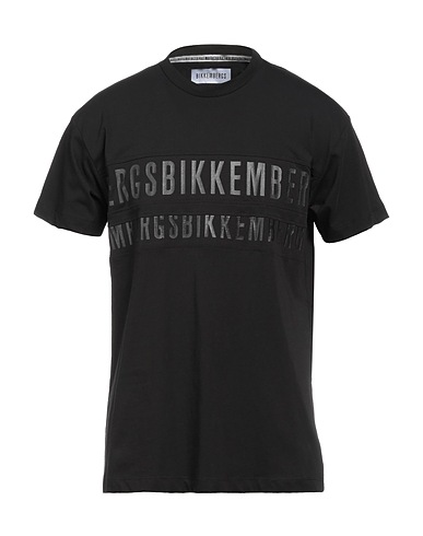 BIKKEMBERGS Ｔシャツ ブラック コットン 95% / ポリウレタン 5%