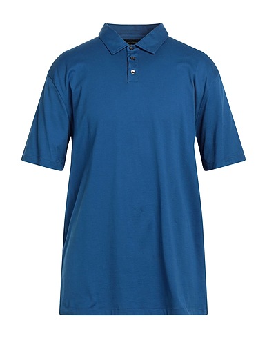 ROBERTO COLLINA Polo shirt Blue 100% Cotton