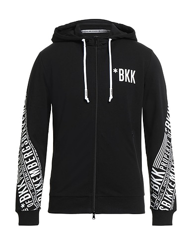 BIKKEMBERGS スウェット ブラック コットン 95% / ポリウレタン 5%