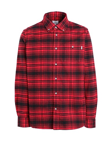 WOOLRICH Checked shirt TRADITIONAL FLANNEL SHIRT
 Red 100% Cotton