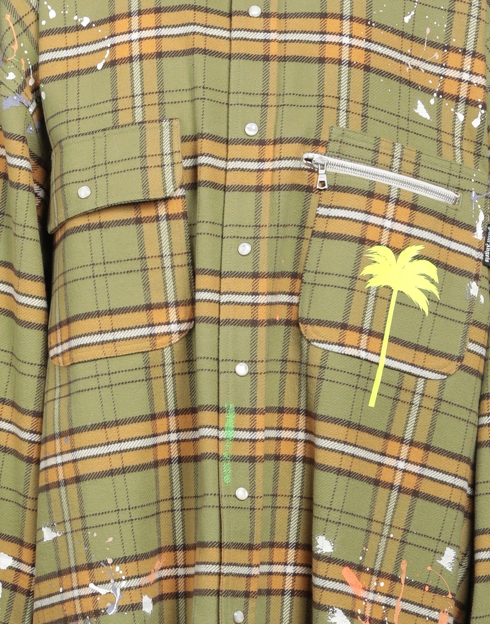 palm angels plaid shirt