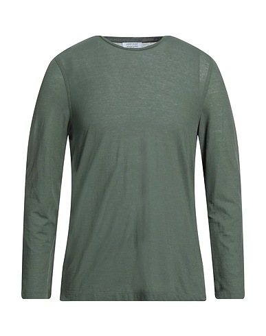 HERITAGE Basic T-Shirt Militärgrün 100% Baumwolle