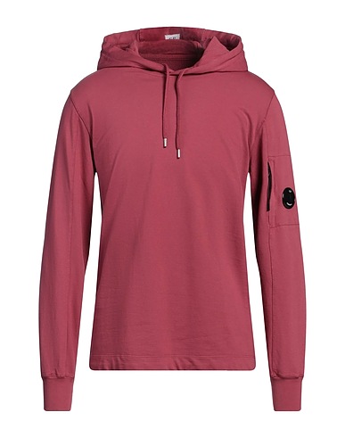 C.P. COMPANY Hooded track jacket  Antique rose 100% Cotton