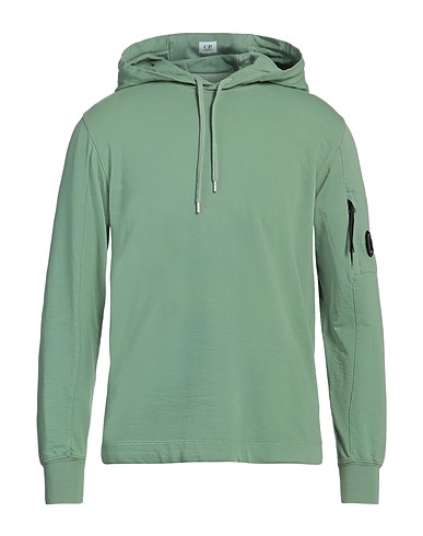 C.P. COMPANY Hooded track jacket  Green 100% Cotton