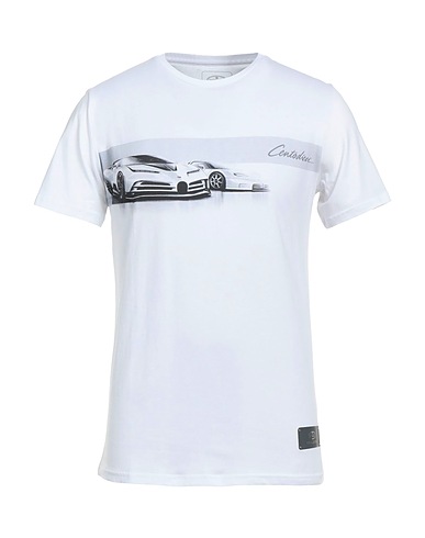 BUGATTI T-shirt Bianco 100% Cotone
