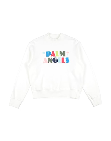 PALM ANGELS Sweatshirt White 100% Cotton, Elastane