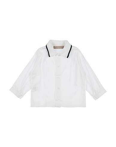 LA STUPENDERIA Patterned shirt White 100% Cotton