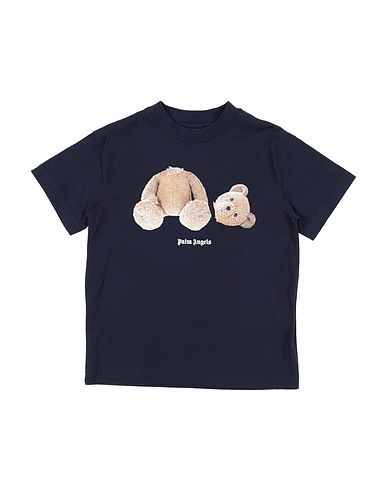 PALM ANGELS T-shirt Midnight blue 100% Cotton