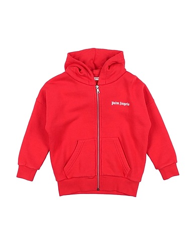 PALM ANGELS Felpa Rosso 100% Cotone, Elastan