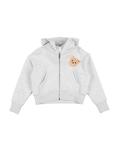 PALM ANGELS Felpa Grigio chiaro 100% Cotone, Elastan, Lana, Acrilico, Poliestere