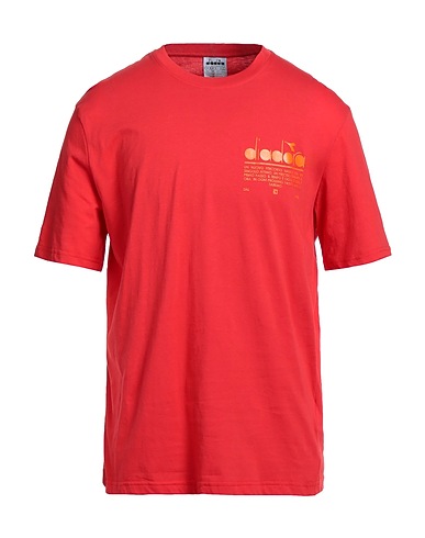DIADORA T-shirt basique Rouge 100% Coton