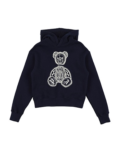 PALM ANGELS Sweat-shirt Bleu nuit 100% Coton, Élasthanne