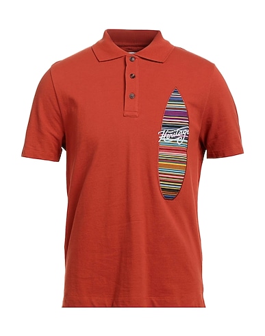 HERITAGE Polo shirt Orange 100% Cotton