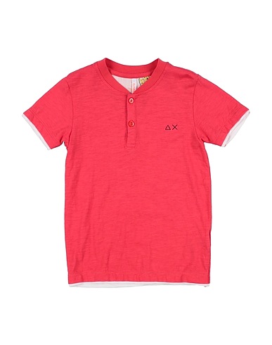 SUN 68 T-shirt Rosso 100% Cotone