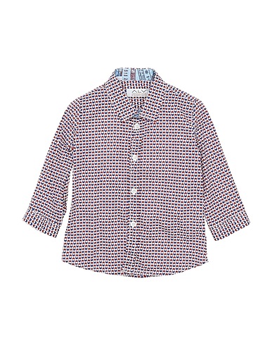 ALV by ALVIERO MARTINI Camicia fantasia Bianco 100% Cotone