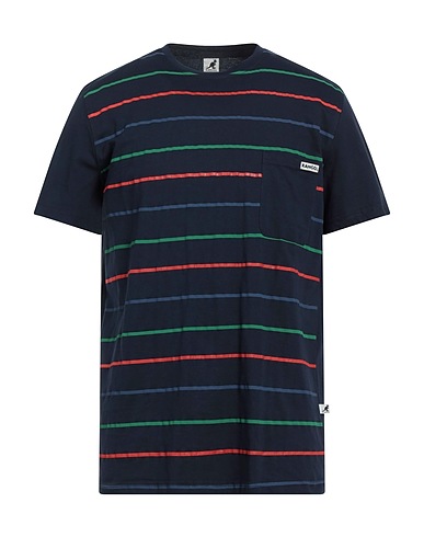 KANGOL T-shirt Blu notte 100% Cotone
