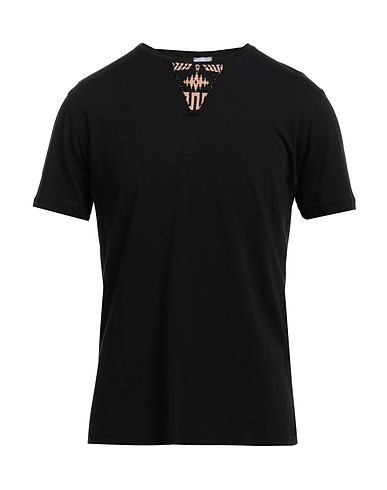 STILOSOPHY T-Shirt Schwarz 100% Baumwolle