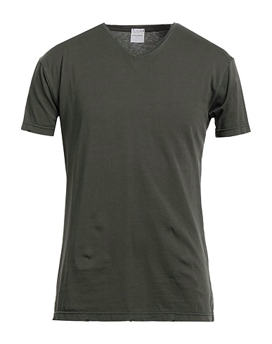 STILOSOPHY Basic T-Shirt Military green 100% Cotton