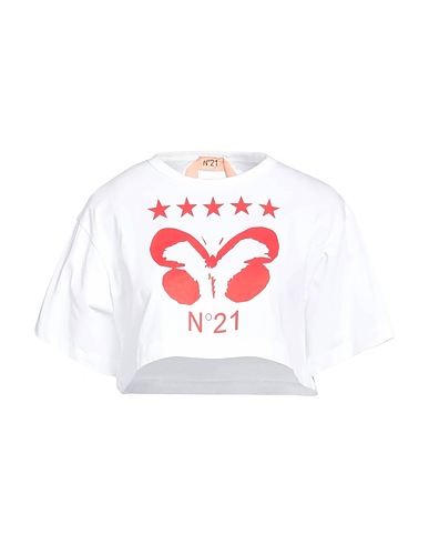 N°21 Crop top White 100% Cotton