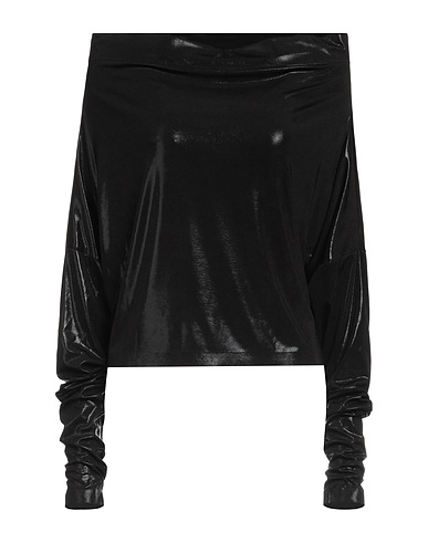 NORMA KAMALI T-shirt Black 95% Polyester, 5% Elastane