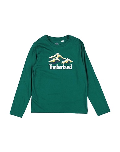 TIMBERLAND T-shirt Green 98% Cotton, 2% Elastane