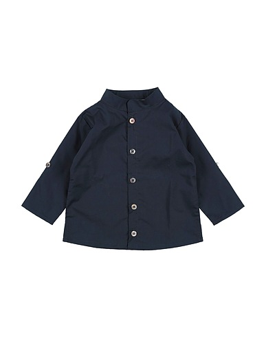 MINIMU' Solid color shirt Midnight blue 100% Cotton