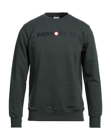 PARKOAT Sweatshirt Dark green 100% Cotton