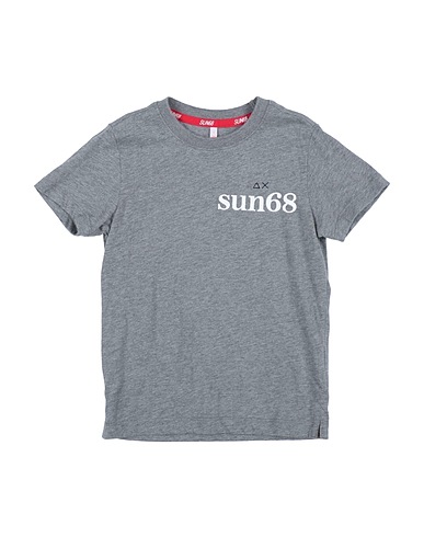 SUN 68 T-Shirt Grau 100% Baumwolle
