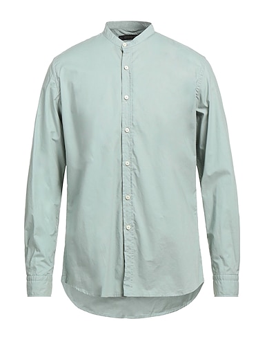 MESSAGERIE Camicia tinta unita Verde salvia 100% Cotone