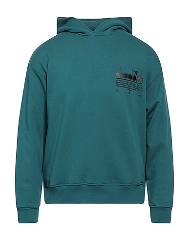 DIADORA Hoodie SWEATSHIRT CREW MANIFESTO
 Aquamarin 100% Baumwolle