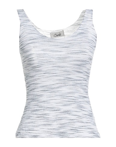 CROCHÈ Top Bianco 50% Cotone, 40% Viscosa, 10% Poliestere
