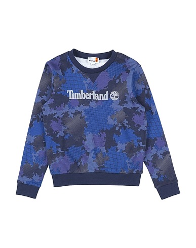 TIMBERLAND Sweatshirt Blue 80% Cotton, 20% Polyester, Elastane