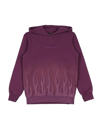 VISION OF SUPER Felpa Prugna 100% Cotone