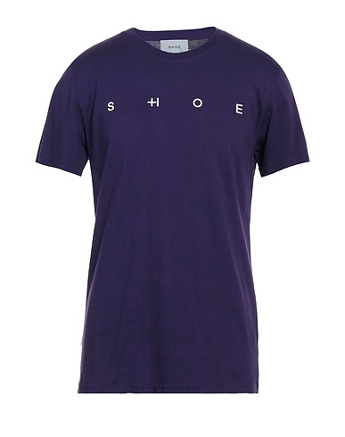 SHOE T-shirt Purple 100% Cotton