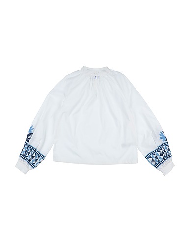 STELLA JEAN Top Bianco 100% Cotone