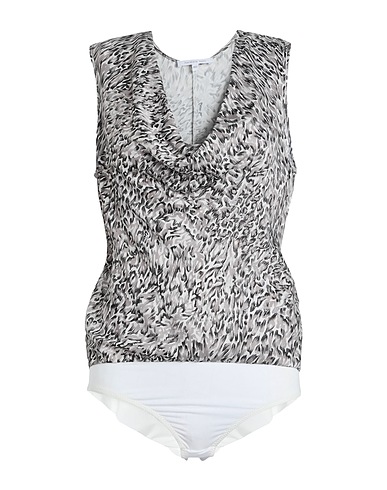 PATRIZIA PEPE Top Grey 100% Viscose