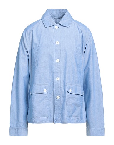BARBOUR Einfarbiges Hemd Blau 100% Baumwolle