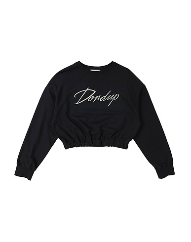 DONDUP Sweatshirt Black 94% Cotton, 6% Elastane